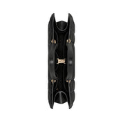Black Leather Tote Bag