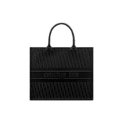 Black Calfskin Tote Bag