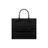 Black Calfskin Tote Bag