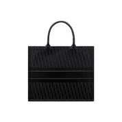 Black Calfskin Tote Bag