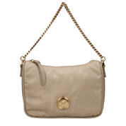 Versace Beige Fabric Handbag