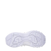 Versace White Fabric Sneakers
