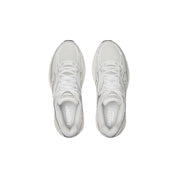 Silver Synthetic Athletic Sneakers