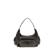 Miu Miu Brown Calf Leather Bos Taurus Shoulder Bag