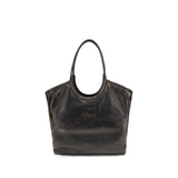 Miu Miu Brown Calf Leather Bos Taurus Shoulder Bag