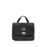 Black Calf Leather Bos Taurus Handbag