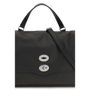 Black Calf Leather Bos Taurus Handbag
