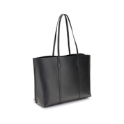 Black Calf Leather Bos Taurus Handbag
