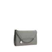 Gray Polyester Shoulder Bag