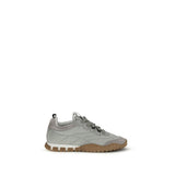 Gray Recycled Polyamide Athletic Sneakers
