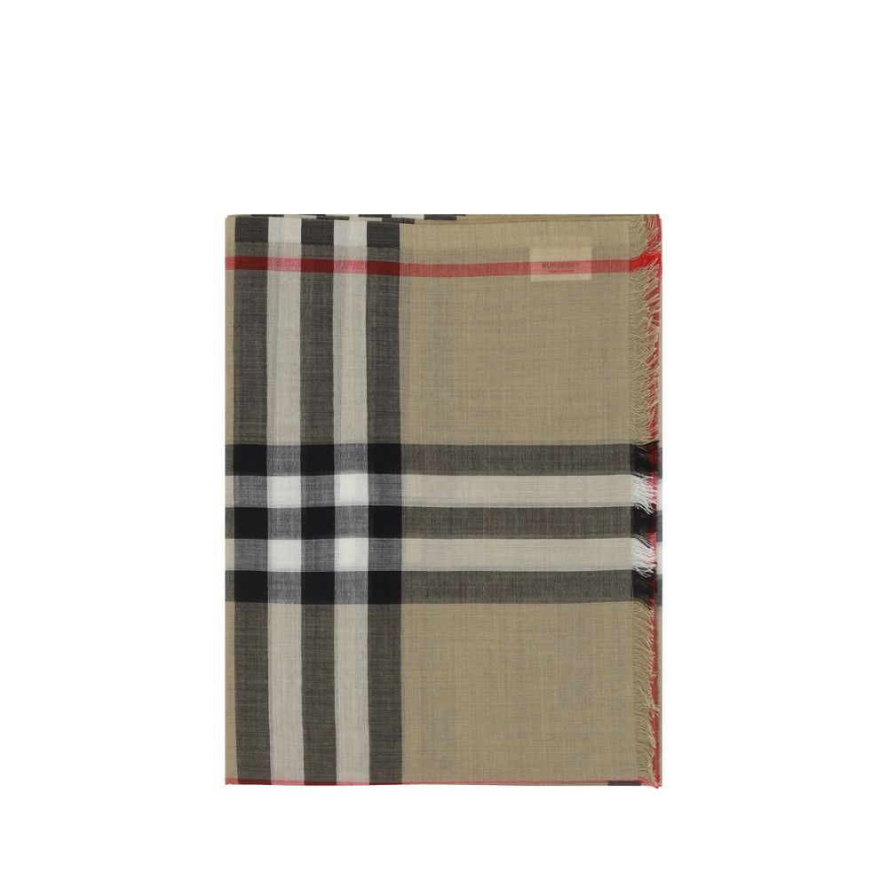 Beige Silk Foulard