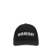 Burberry Black Cotton Cap (Baseball Hat)