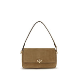 Beige Leather Shoulder Bag