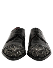 Black Embellished Derby Dress Formal Shoes