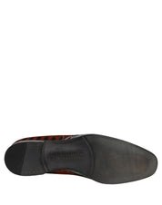 Multicolor Lion Print Slip On Loafers Shoes