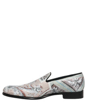 Multicolor Velvet Baroque Dress Loafers Shoes