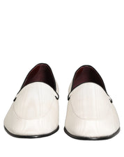 White Velvet Slip On Men Flats Loafers Shoes