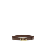 Chloé Brown Calf Leather Bos Taurus Regular Belt