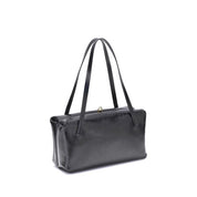Black Calf Leather Bos Taurus Shoulder Bag