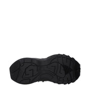 Versace Black Fabric Chunky Sneakers