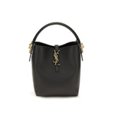 Black Calf Leather Bos Taurus Backet Bag