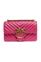 Pink Leather Love One Mini Shoulder Bag