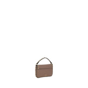 Valentino Garavani Beige Calf Leather Bos Taurus Shoulder Bag