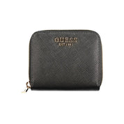 Nero Poliuretano Women Wallet