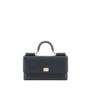 Black Calf Leather Bos Taurus Shoulder Bag