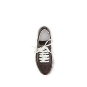 Brunello Cucinelli Brown Calf Leather Bos Taurus Athletic Sneakers