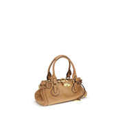Brown Buffalo Leather Shoulder Bag