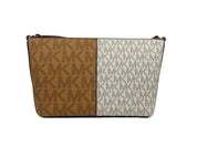 Michael Kors Jet Set - Small Two-Tone Logo Crossbody Bag
