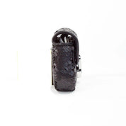 Marc Jacobs The Mini J Marc Shoulder Bag Black Sequined Crossbody Bag