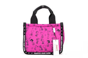 Marc Jacobs X Peanuts Mini Fuchsia Fedora Puffy Nylon Tote Convertible Handbag