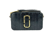 Marc Jacobs The Snapshot Snake Skin Crossbody Bag
