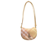 Burberry Mini Check Rocking Horse Crossbody Bag Purse