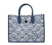 MCM Aren Munchen Denim Tote Bag