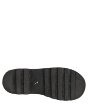 Black Leather Lace Up Men Combat Boots Shoes