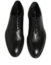 Black Leather Men Oxford Dress Formal Shoes