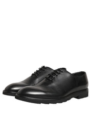 Black Leather Men Oxford Dress Formal Shoes