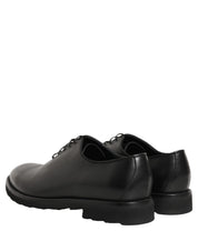 Black Leather Men Oxford Dress Formal Shoes