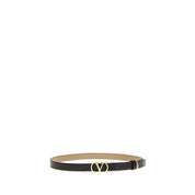 Black Calf Leather Bos Taurus Belt