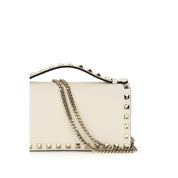 Valentino Garavani Beige Calf Leather Bos Taurus Wallet