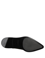 Dolce & Gabbana Black Leather Men Derby Dress Formal Shoes Dolce & Gabbana