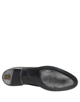 Dress Black Leather Lace Up Derby Men Shoes