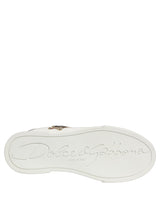 White Patch Calfskin Nappa Portofino Sneakers Shoes