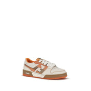 Fendi Multicolor Leather Athletic Sneakers