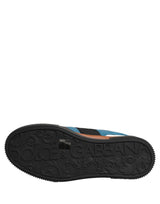 Multicolor Leather MIAMI Low Top Men Sneakers Shoes
