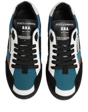 Multicolor Leather MIAMI Low Top Men Sneakers Shoes
