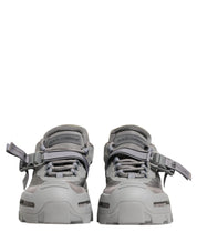 Gray Airmaster Panelled Low Top Men Sneakers Shoes